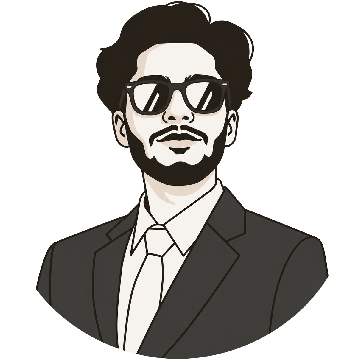 Illustrated portrait of Bishranta Regmi